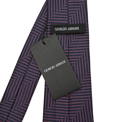 GIORGIO ARMANI シルク100% 幾何柄ネクタイ｜434555｜GUARDAROBA MILANO OFFICIAL STORE