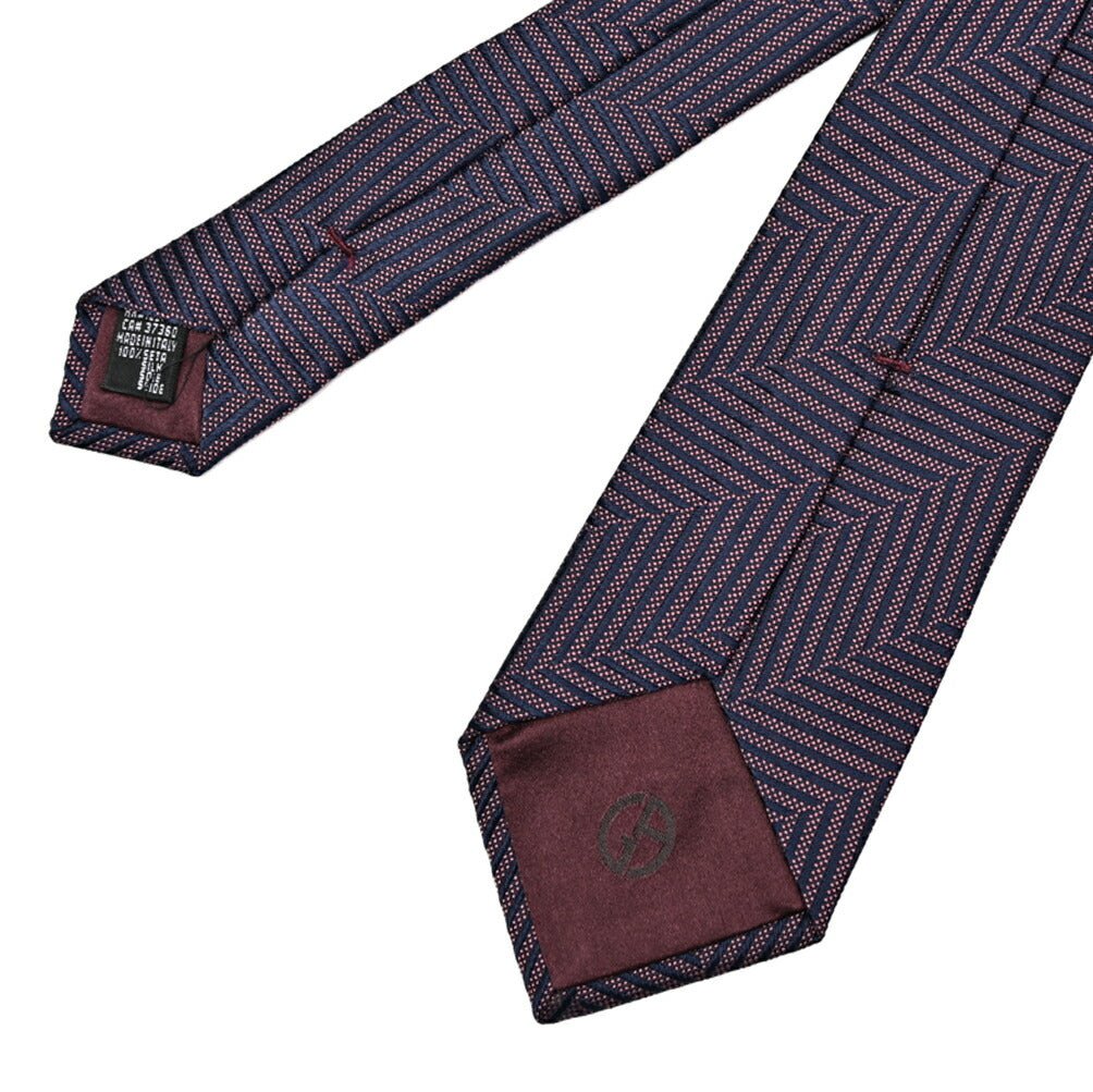 GIORGIO ARMANI シルク100% 幾何柄ネクタイ｜434555｜GUARDAROBA MILANO OFFICIAL STORE