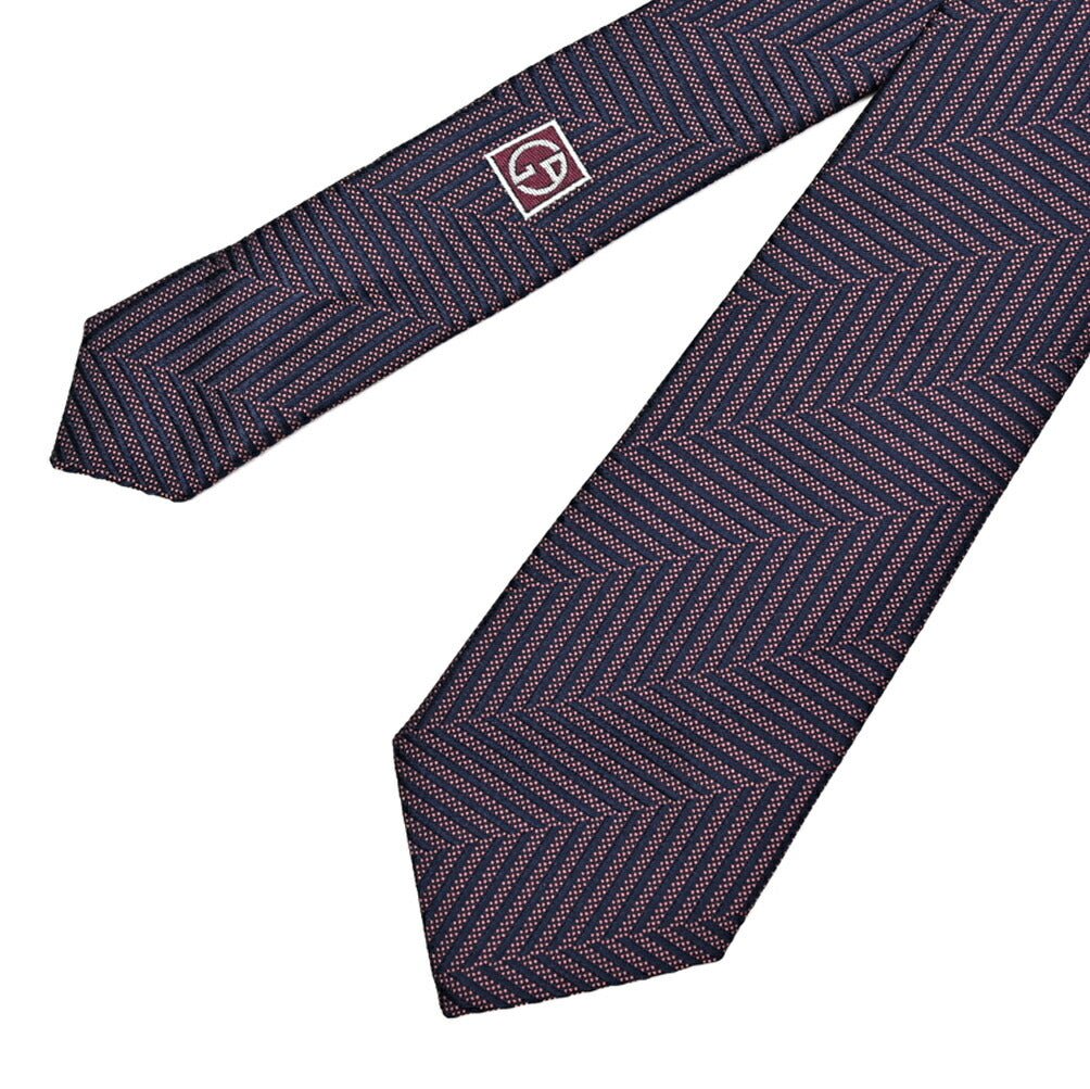 GIORGIO ARMANI シルク100% 幾何柄ネクタイ｜434555｜GUARDAROBA MILANO OFFICIAL STORE