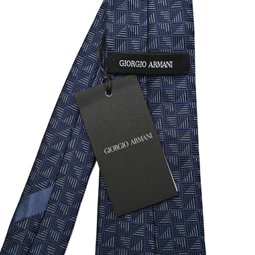 GIORGIO ARMANI シルク100% 幾何柄ネクタイ｜434559｜GUARDAROBA MILANO OFFICIAL STORE