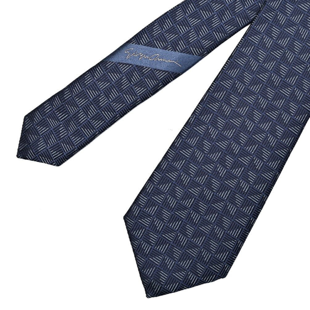 GIORGIO ARMANI シルク100% 幾何柄ネクタイ｜434559｜GUARDAROBA MILANO OFFICIAL STORE