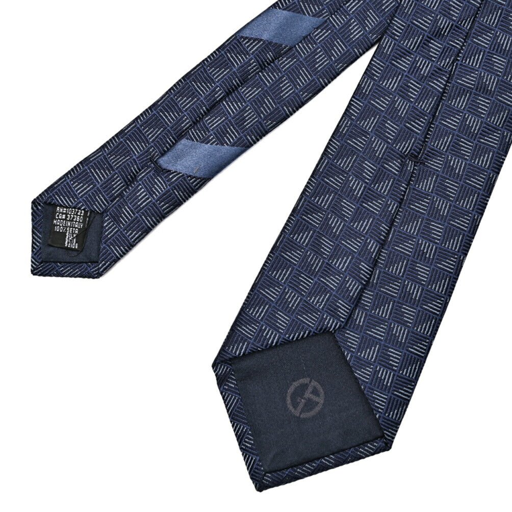 GIORGIO ARMANI シルク100% 幾何柄ネクタイ｜434559｜GUARDAROBA MILANO OFFICIAL STORE