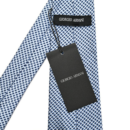 GIORGIO ARMANI シルク100% チェック柄ネクタイ｜434563｜GUARDAROBA MILANO OFFICIAL STORE