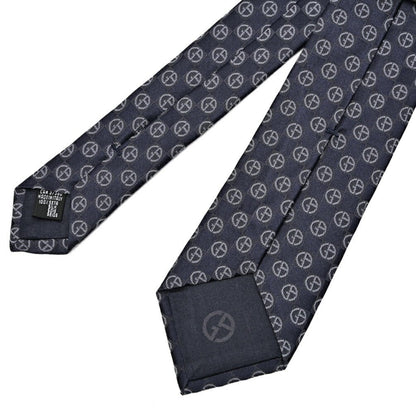 GIORGIO ARMANI シルク100% 小紋柄ロゴネクタイ｜434598｜GUARDAROBA MILANO OFFICIAL STORE