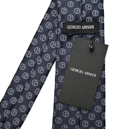 GIORGIO ARMANI シルク100% 小紋柄ロゴネクタイ｜434598｜GUARDAROBA MILANO OFFICIAL STORE