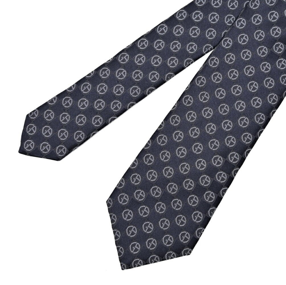 GIORGIO ARMANI シルク100% 小紋柄ロゴネクタイ｜434598｜GUARDAROBA MILANO OFFICIAL STORE