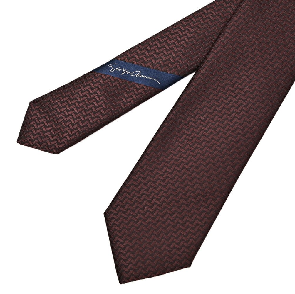 GIORGIO ARMANI シルク100% 幾何柄ネクタイ｜434638｜GUARDAROBA MILANO OFFICIAL STORE