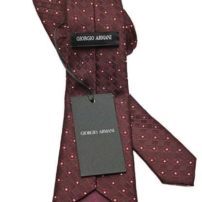 GIORGIO ARMANI シルク100% 幾何柄ネクタイ｜434642｜GUARDAROBA MILANO OFFICIAL STORE
