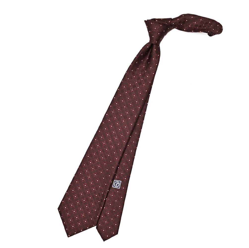 GIORGIO ARMANI シルク100% 幾何柄ネクタイ｜434642｜GUARDAROBA MILANO OFFICIAL STORE