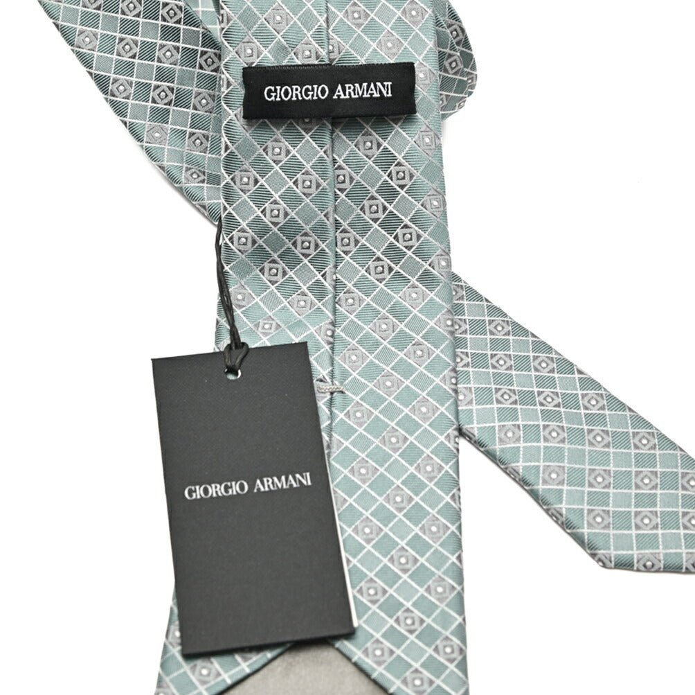 GIORGIO ARMANI シルク100% 幾何柄ネクタイ｜434644｜GUARDAROBA MILANO OFFICIAL STORE