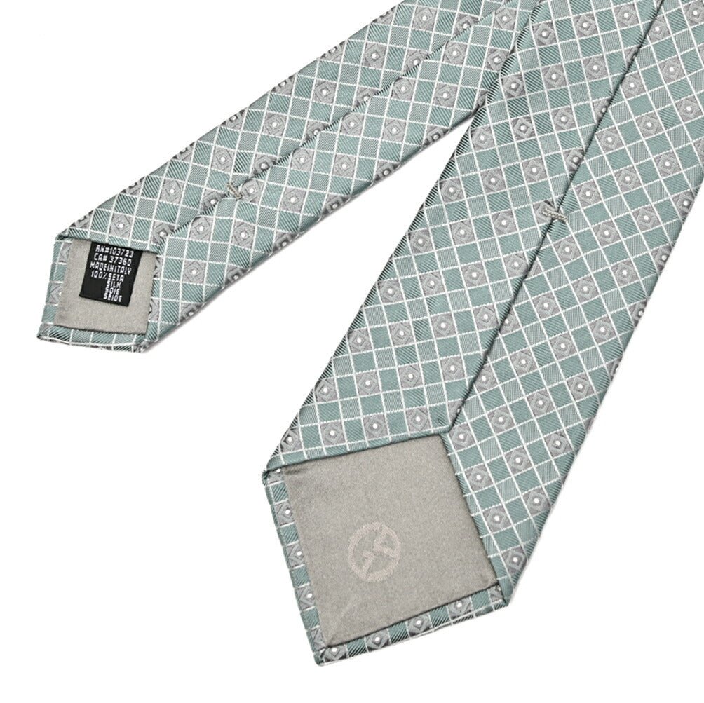 GIORGIO ARMANI シルク100% 幾何柄ネクタイ｜434644｜GUARDAROBA MILANO OFFICIAL STORE