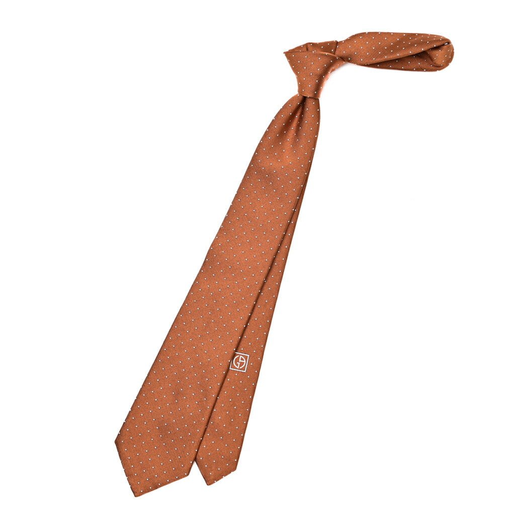 GIORGIO ARMANI シルク100% ドット柄ネクタイ｜434646｜GUARDAROBA MILANO OFFICIAL STORE