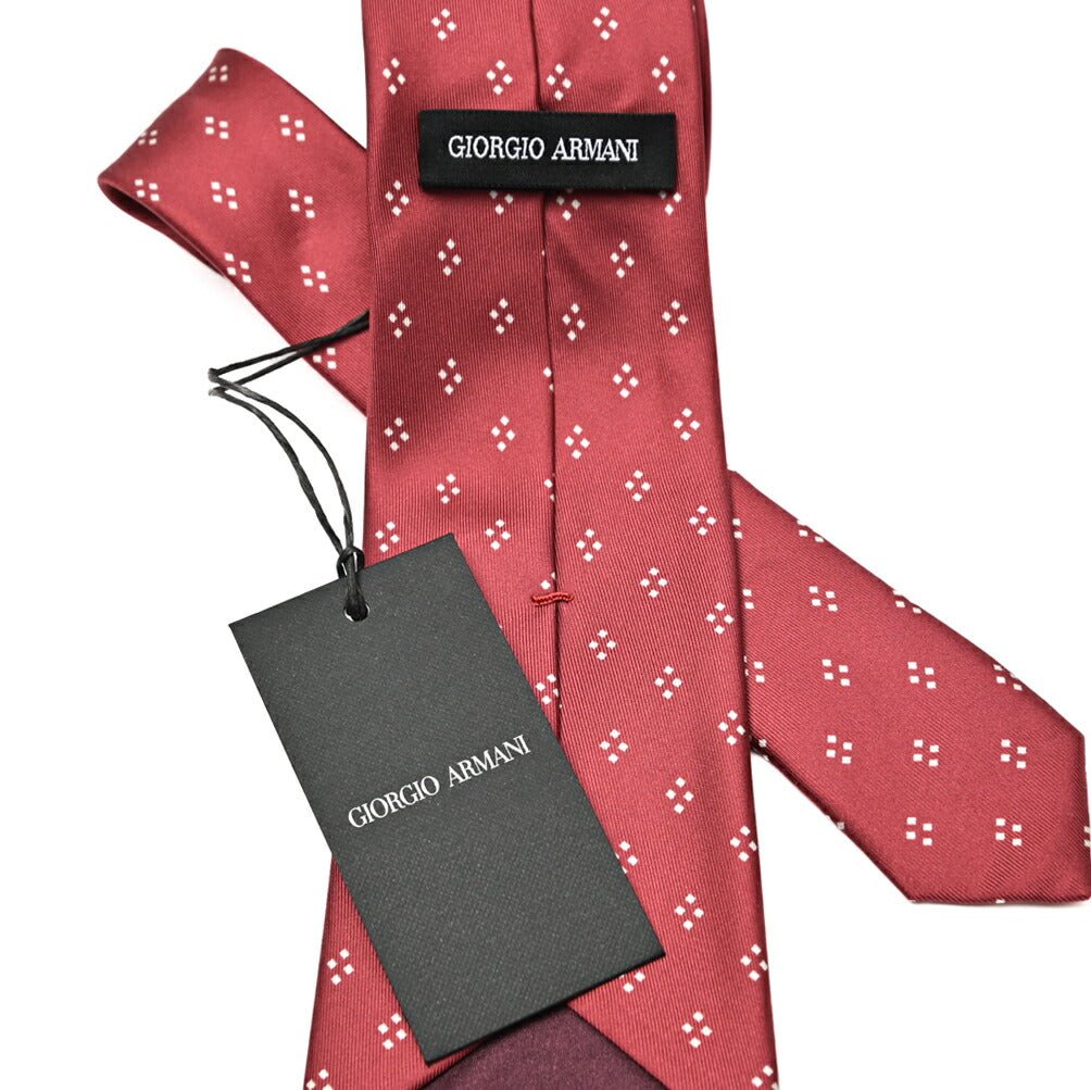 GIORGIO ARMANI シルク100% 小紋柄ネクタイ｜434651｜GUARDAROBA MILANO OFFICIAL STORE