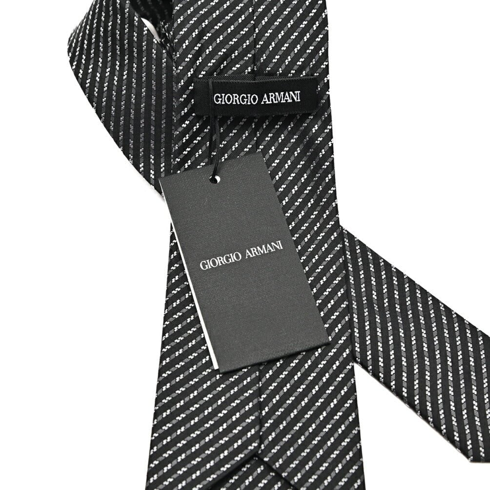 GIORGIO ARMANI シルク100% レジメンタル柄ネクタイ｜434654｜GUARDAROBA MILANO OFFICIAL STORE