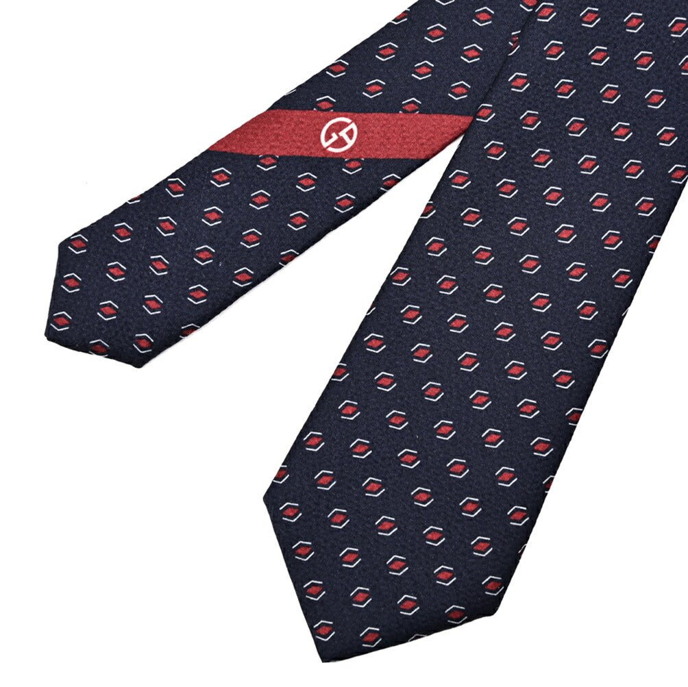 GIORGIO ARMANI シルク100% 小紋柄ネクタイ｜434656｜GUARDAROBA MILANO OFFICIAL STORE