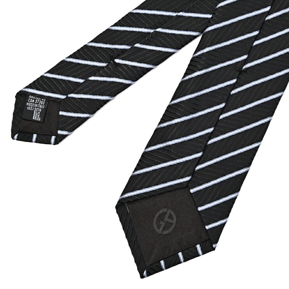 GIORGIO ARMANI シルク100% レジメンタル柄ネクタイ｜434657｜GUARDAROBA MILANO OFFICIAL STORE