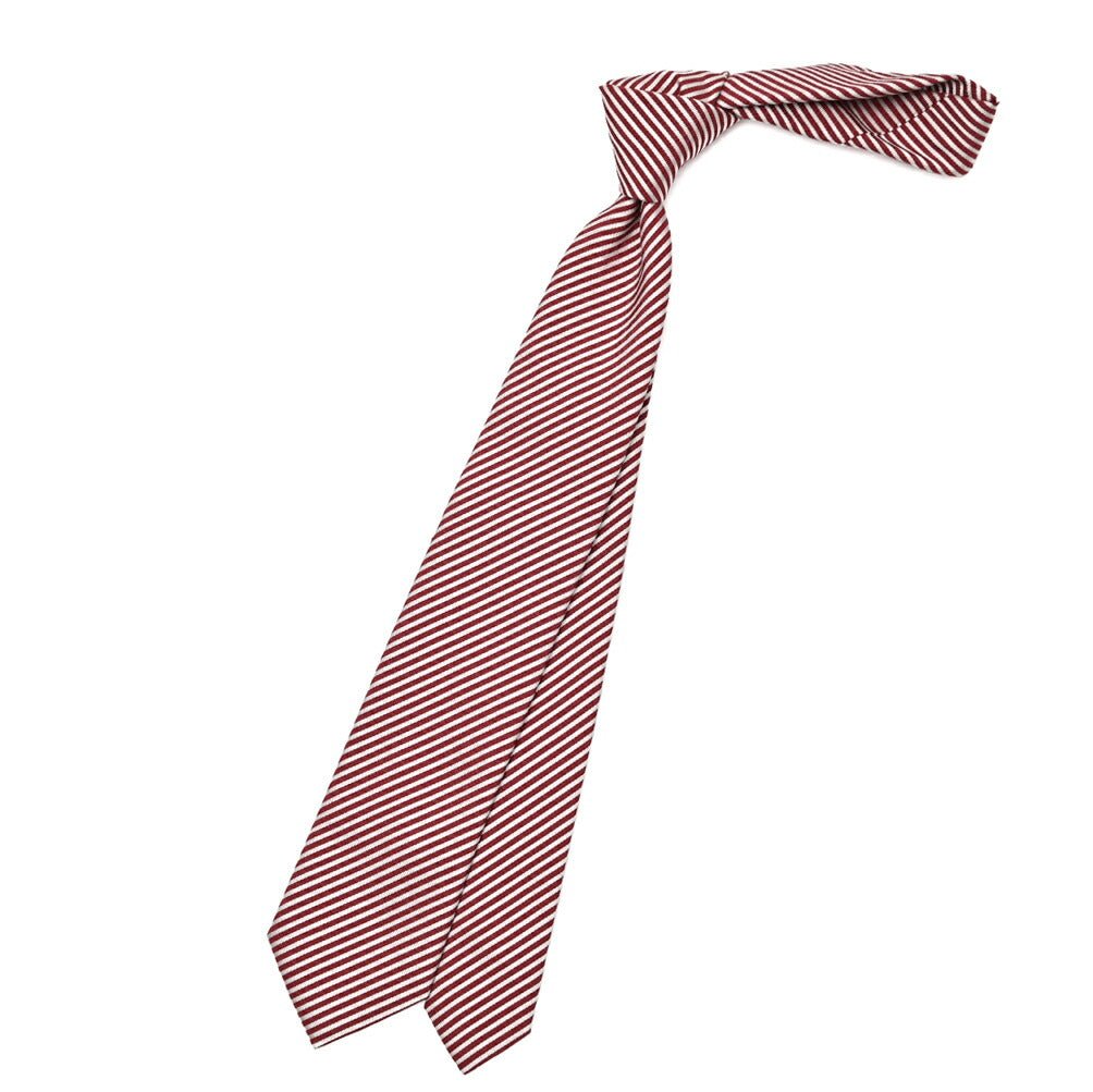 GIORGIO ARMANI シルク100% レジメンタル柄ネクタイ｜434658｜GUARDAROBA MILANO OFFICIAL STORE