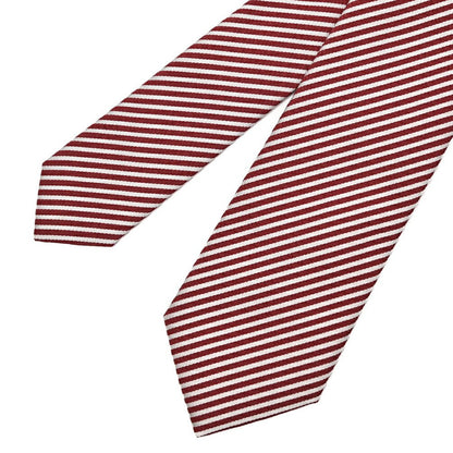 GIORGIO ARMANI シルク100% レジメンタル柄ネクタイ｜434658｜GUARDAROBA MILANO OFFICIAL STORE