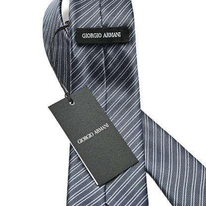 GIORGIO ARMANI シルク100% レジメンタル柄ネクタイ｜434660｜GUARDAROBA MILANO OFFICIAL STORE