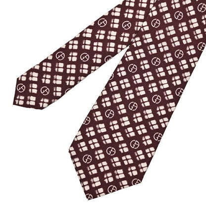 GIORGIO ARMANI シルク100% 総柄ロゴネクタイ｜434662｜GUARDAROBA MILANO OFFICIAL STORE