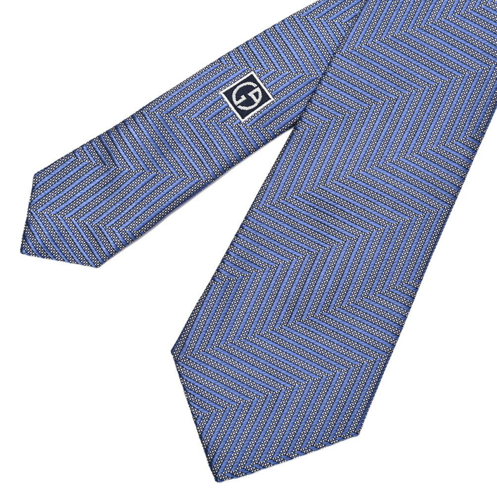 GIORGIO ARMANI シルク100% 幾何柄ネクタイ｜434663｜GUARDAROBA MILANO OFFICIAL STORE