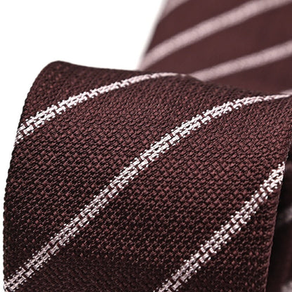 GIORGIO ARMANI シルク100% レジメンタル柄ネクタイ｜434664｜GUARDAROBA MILANO OFFICIAL STORE