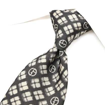 GIORGIO ARMANI シルク100% 総柄ロゴネクタイ｜434669｜GUARDAROBA MILANO OFFICIAL STORE