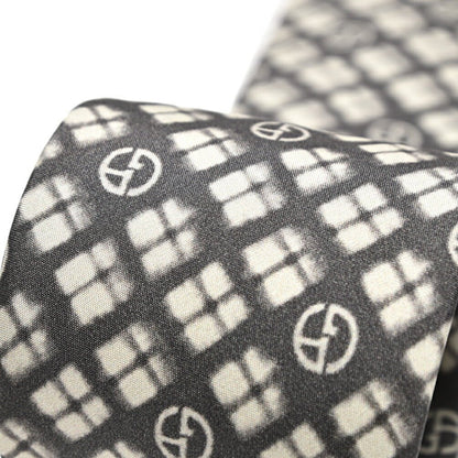 GIORGIO ARMANI シルク100% 総柄ロゴネクタイ｜434669｜GUARDAROBA MILANO OFFICIAL STORE