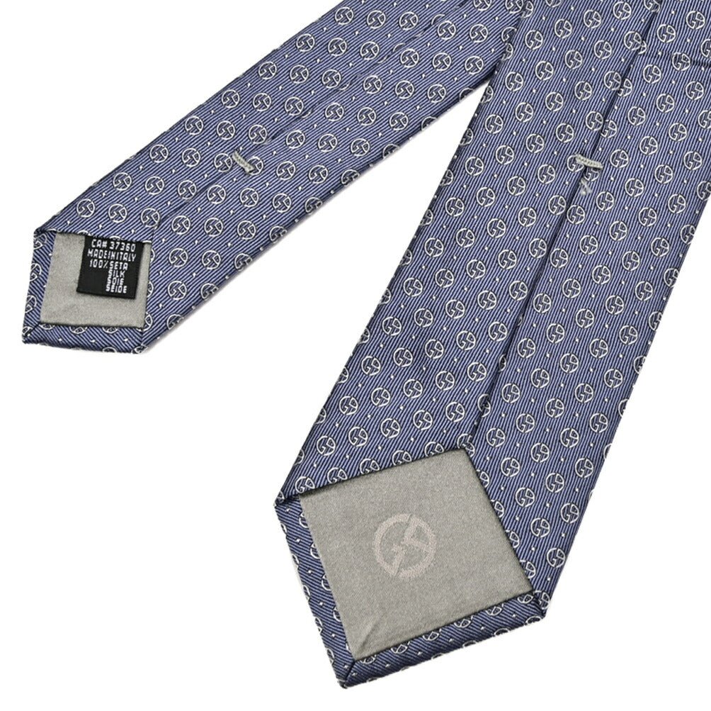 GIORGIO ARMANI シルク100% 小紋柄ロゴネクタイ｜434672｜GUARDAROBA MILANO OFFICIAL STORE