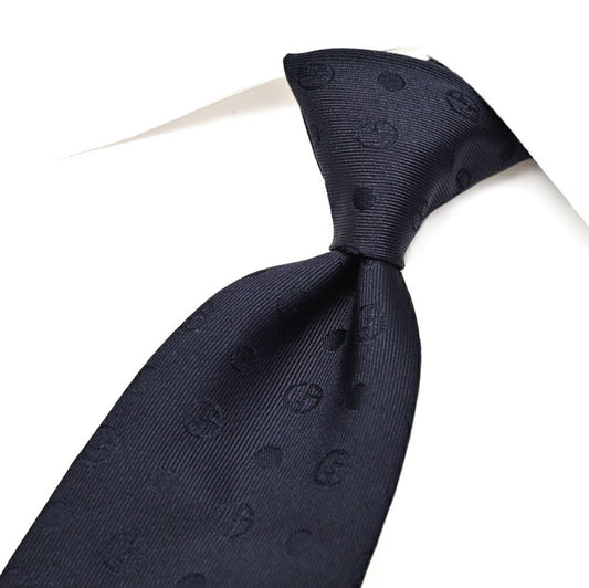 GIORGIO ARMANI シルク100% 小紋柄ロゴネクタイ｜434675｜GUARDAROBA MILANO OFFICIAL STORE