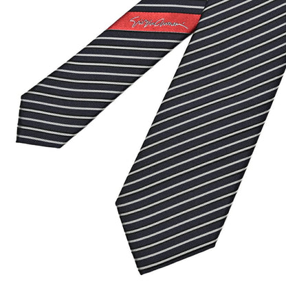 GIORGIO ARMANI シルク100% レジメンタル柄ネクタイ｜434676｜GUARDAROBA MILANO OFFICIAL STORE