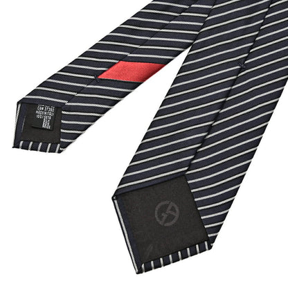 GIORGIO ARMANI シルク100% レジメンタル柄ネクタイ｜434676｜GUARDAROBA MILANO OFFICIAL STORE