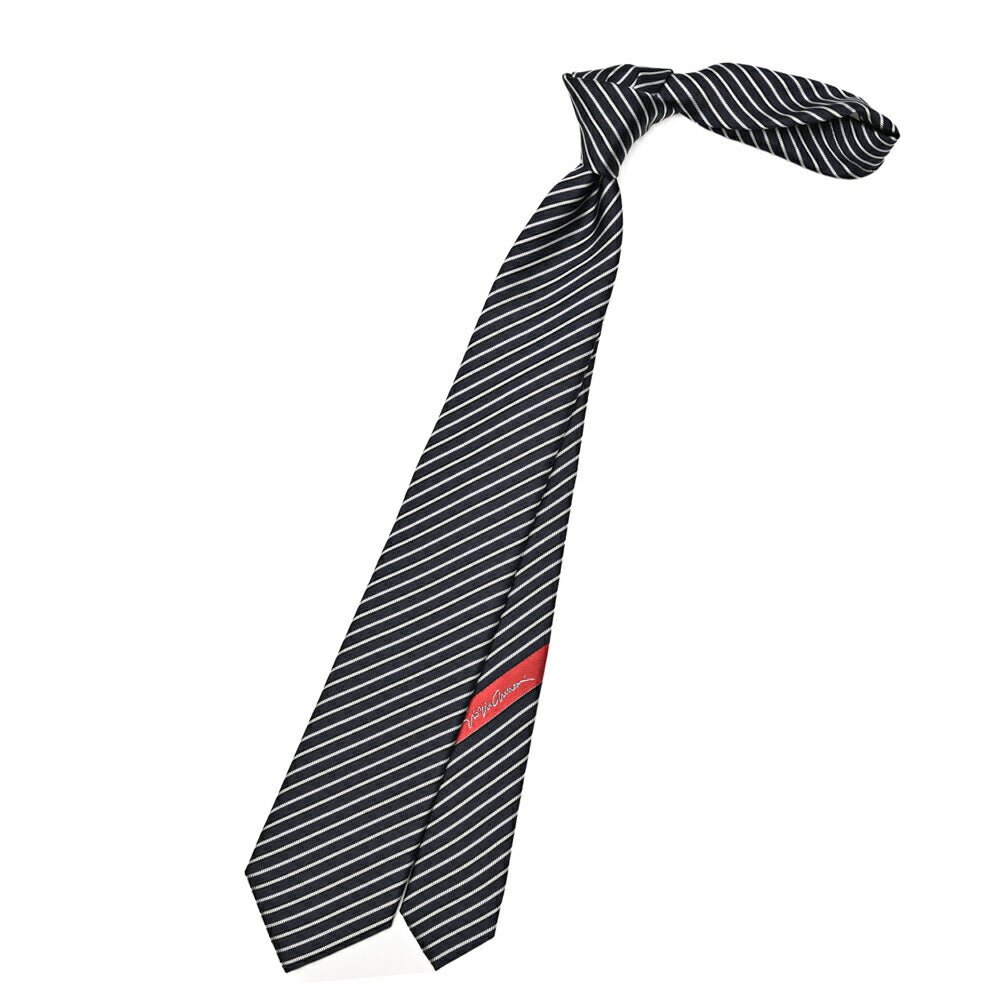 GIORGIO ARMANI シルク100% レジメンタル柄ネクタイ｜434676｜GUARDAROBA MILANO OFFICIAL STORE