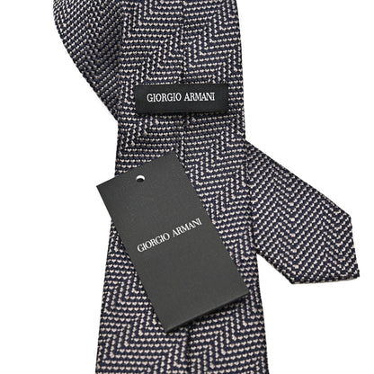 GIORGIO ARMANI シルク100% レジメンタル柄ネクタイ ワイドタイ｜434677｜GUARDAROBA MILANO OFFICIAL STORE