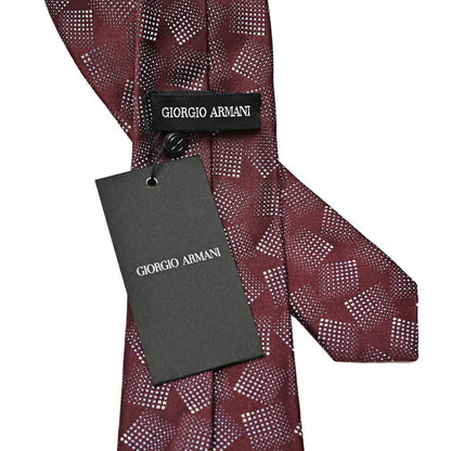 GIORGIO ARMANI シルク100% 幾何柄ネクタイ｜434679｜GUARDAROBA MILANO OFFICIAL STORE