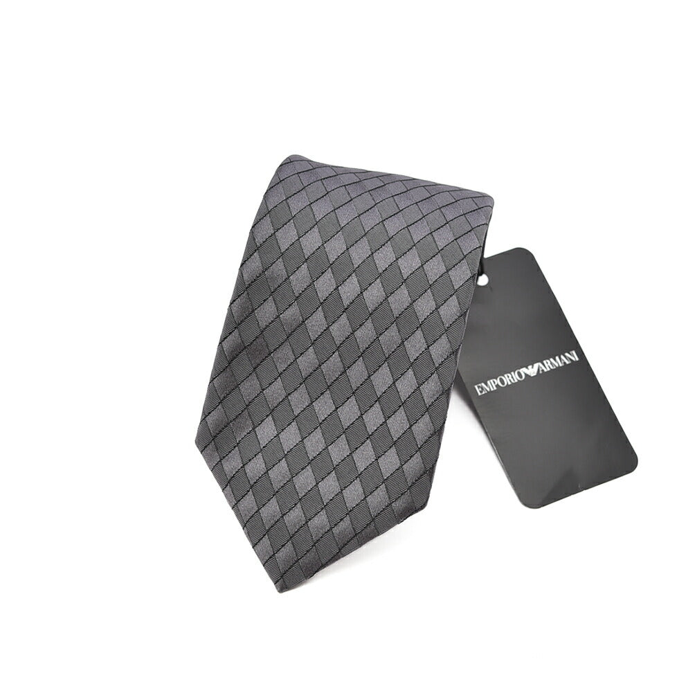 GIORGIO ARMANI ポリエステルシルク アーガイルチェックネクタイ｜402214｜GUARDAROBA MILANO OFFICIAL STORE
