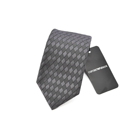 GIORGIO ARMANI ポリエステルシルク アーガイルチェックネクタイ｜402214｜GUARDAROBA MILANO OFFICIAL STORE