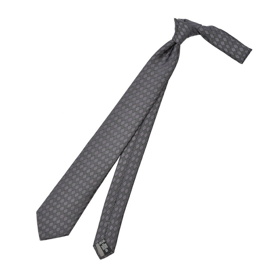 GIORGIO ARMANI ポリエステルシルク アーガイルチェックネクタイ｜402214｜GUARDAROBA MILANO OFFICIAL STORE