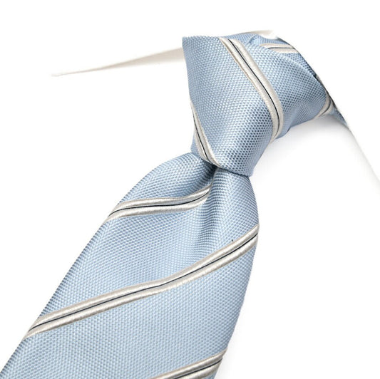 GIORGIO ARMANI コットン混シルク レジメンタル柄ネクタイ｜434531｜GUARDAROBA MILANO OFFICIAL STORE