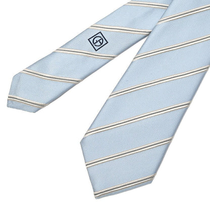 GIORGIO ARMANI コットン混シルク レジメンタル柄ネクタイ｜434531｜GUARDAROBA MILANO OFFICIAL STORE