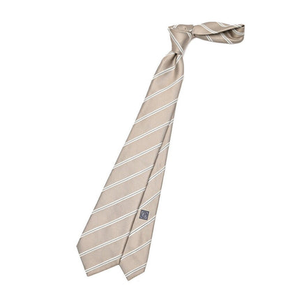 GIORGIO ARMANI コットン混シルク レジメンタル柄ネクタイ｜434632｜GUARDAROBA MILANO OFFICIAL STORE