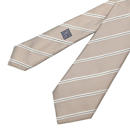 GIORGIO ARMANI コットン混シルク レジメンタル柄ネクタイ｜434632｜GUARDAROBA MILANO OFFICIAL STORE