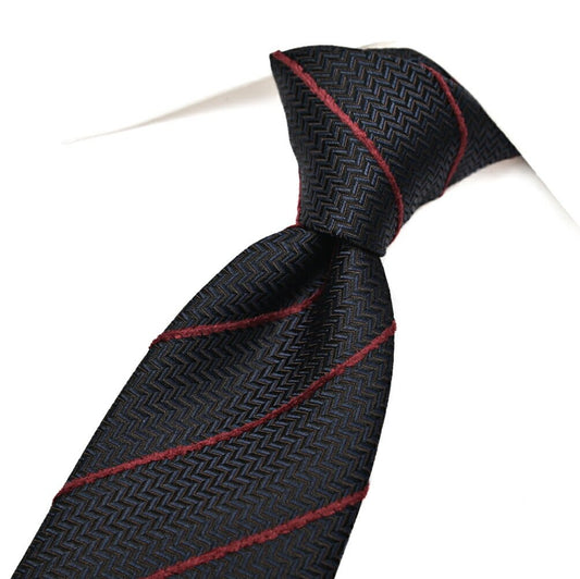 GIORGIO ARMANI シルク混 レジメンタル柄ネクタイ｜434667｜GUARDAROBA MILANO OFFICIAL STORE