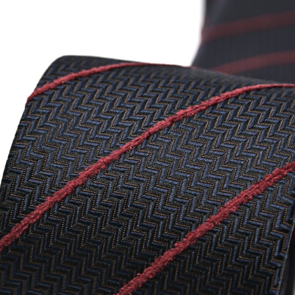 GIORGIO ARMANI シルク混 レジメンタル柄ネクタイ｜434667｜GUARDAROBA MILANO OFFICIAL STORE