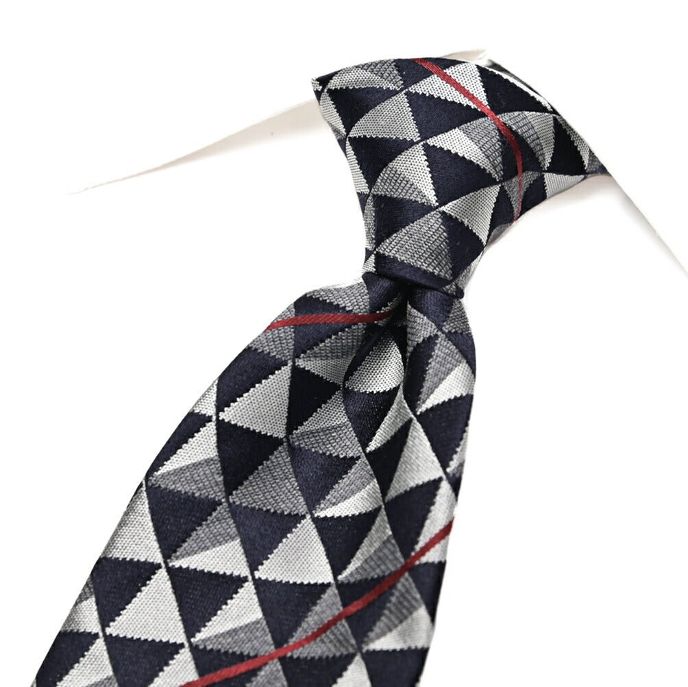 GIORGIO ARMANI ウール混シルク 幾何柄ネクタイ｜434678｜GUARDAROBA MILANO OFFICIAL STORE