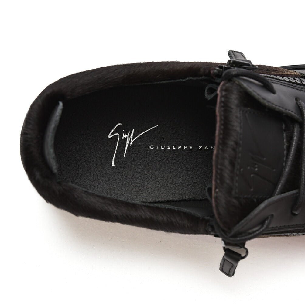 GIUSEPPE ZANOTTI ローカットハラコレザースニーカー｜426039 - 42｜GUARDAROBA MILANO OFFICIAL STORE
