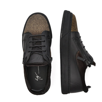 GIUSEPPE ZANOTTI ローカットハラコレザースニーカー｜426039 - 42｜GUARDAROBA MILANO OFFICIAL STORE