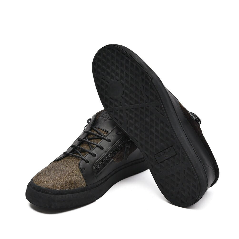 GIUSEPPE ZANOTTI ローカットハラコレザースニーカー｜426039 - 42｜GUARDAROBA MILANO OFFICIAL STORE