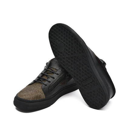 GIUSEPPE ZANOTTI ローカットハラコレザースニーカー｜426039 - 42｜GUARDAROBA MILANO OFFICIAL STORE
