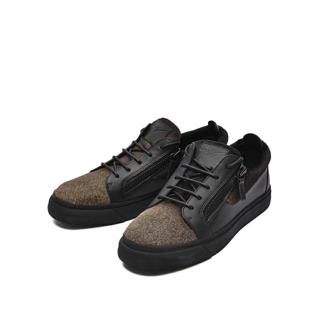 GIUSEPPE ZANOTTI ローカットハラコレザースニーカー｜426039 - 42｜GUARDAROBA MILANO OFFICIAL STORE